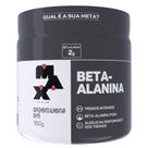 Suplemento Academia Em Pó 150g Beta Alanina Sabor Natural Max Titanium Suplemento Academia Em Pó 150g Beta Alanina Sabor Natural Max Titanium