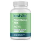 Suplemento Ácido Pantotênico BESTVITE 500 mg (Vitamina B5) 240 cápsulas