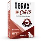 Suplemento Alimentar Avert Ograx Cell 15 para Cães e Gatos - 30 Cápsulas Suplemento Alimentar Avert Ograx Cell 15 para Cães e Gatos - 30 Cápsulas