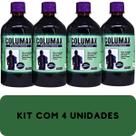 Suplemento Alimentar Columax Natural Frasco 500ml Kit Promocional 4 Unidades