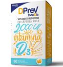 Suplemento Alimentar DPrev TodoDia 2000UI Vitamina D3 90Cáps