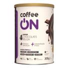 Suplemento Alimentar em pó Coffee On Sabor Chocolate Belga 300g Scoop Dosador Proteína Cafeína