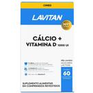 Suplemento alimentar lavitan calcio + vitamina d 1000 ui 60 comprimidos