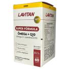 Suplemento Alimentar Ômega 3 + Q10 Super Fórmula Lavitan Cimed 60 Cápsulas