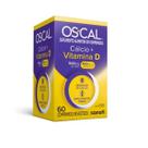 Suplemento Alimentar OSCAL Cálcio+Vitamina D 60 Comprimidos - Amarelo