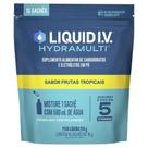 Suplemento Alimentar Pó Frutas Tropicais Liquid I.V. Hydramulti Pouch 256g 16 Unidades