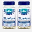 Suplemento Alimentar Triptofano 60 Cápsulas 300 mg Chamel Kit com 2 Unidades