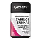 Suplemento Alimentar Vitasay Cabelos e Unhas 60 Cápsulas Suplemento Alimentar Vitasay Cabelos e Unhas 60 Cápsulas