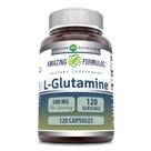 Suplemento Amazing Formulas L-Glutamina 500mg 120 cápsulas
