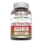 Suplemento Amazing Formulas Red Yeast Rice 1200 mg 240 cápsulas