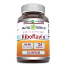 Suplemento Amazing Formulas Riboflavina 400mg - 120 Cápsulas