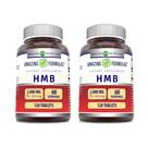 Suplemento Amazing Nutrition HMB 2000 mg 120 comprimidos, pacote com 2