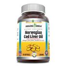 Suplemento Amazing Nutrition Óleo de fígado de bacalhau norueguês 1000 mg 120 ct Suplemento Amazing Nutrition Óleo de fígado de bacalhau norueguês 1000 mg 120 ct