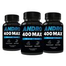 Suplemento Andro400 T Booster Andro Max, pacote com 3