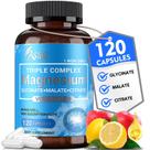 Suplemento ASSR Triplo Magnésio 300mg 120 cápsulas