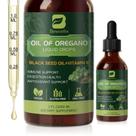Suplemento B BEWOTHS Gotas de óleo de orégano com óleo de semente preta 60mL