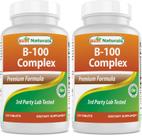 Suplemento Best Naturals B 100 Complex 120 comprimidos x 2 Suplemento Best Naturals B 100 Complex 120 comprimidos x 2