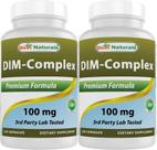 Suplemento Best Naturals DIM Complex 100 mg 120 cápsulas x 2