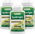 Suplemento Best Naturals Eyebright 470mg 180 cápsulas x 3