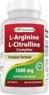 Suplemento Best Naturals L-Arginina L-Citrulina 250 comprimidos