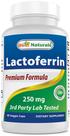 Suplemento Best Naturals Lactoferrina 250 mg 60 cápsulas vegetais