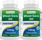 Suplemento Best Naturals Óleo de Germe de Trigo 1130mg 120 Cápsulas Gelatinosas