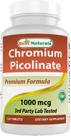Suplemento Best Naturals Picolinato de Cromo 1000mcg - 240 Cápsulas
