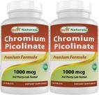 Suplemento Best Naturals Picolinato de Cromo 1000mcg x240