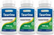Suplemento Best Naturals Taurine 1000 mg 250 comprimidos x 3