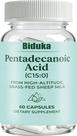 Suplemento Biduka de Ácido Pentadecanoico 300 mg 60 Cápsulas Vegetais Suplemento Biduka de Ácido Pentadecanoico 300 mg 60 Cápsulas Vegetais