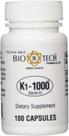 Suplemento Bio-Tech K1-1000 (vitamina K-1) 100 cápsulas Suplemento Bio-Tech K1-1000 (vitamina K-1) 100 cápsulas