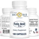 Suplemento Bio-Tech Pharmacal Fólico 20mg (100 comprimidos) Suplemento Bio-Tech Pharmacal Fólico 20mg (100 comprimidos)