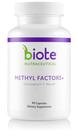 Suplemento BioTe Nutraceuticals Metil Factors+ 90 cápsulas