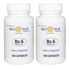 Suplemento BioTech Pharmacal D3-5 (5.000 UI) 500 comprimidos