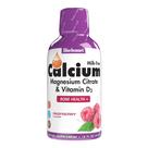 Suplemento Bluebonnet: citrato de cálcio líquido, framboesa, 473 ml