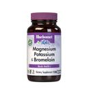 Suplemento BlueBonnet Magnésio e Potássio Bromelaína 120 Cápsulas