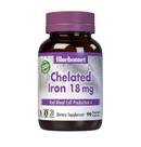 Suplemento Bluebonnet Nutrition Quelatado Ferro 18mg 90 Cápsulas