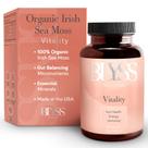 Suplemento BLYSS Nutrition Organic Sea Moss com raiz de bardana