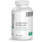 Suplemento Bronson Quercetina Bromelina 100 Cápsulas