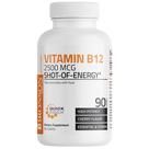Suplemento Bronson Vitamina B12 2500mcg - 90 Comprimidos Mastigáveis