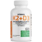 Suplemento Bronson Vitamina K2 + D3 e Glicinato de Magnésio 60 cápsulas Suplemento Bronson Vitamina K2 + D3 e Glicinato de Magnésio 60 cápsulas
