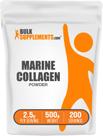 Suplemento BulkSupplements.com Colágeno marinho em pó 500g Suplemento BulkSupplements.com Colágeno marinho em pó 500g