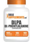 Suplemento BulkSupplements.com DL-fenilalanina 500 mg 180 cápsulas