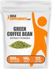 Suplemento BulkSupplements.com Extrato de grão de café verde 100g Suplemento BulkSupplements.com Extrato de grão de café verde 100g