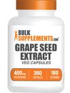 Suplemento BulkSupplements.com Extrato de semente de uva 400 mg