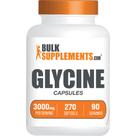 Suplemento BulkSupplements.com Glicina 3000 mg 270 cápsulas Suplemento BulkSupplements.com Glicina 3000 mg 270 cápsulas