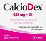 Suplemento Calciodex Cálcio 625mg+Vit D3 C/180CPR-Kley Hertz