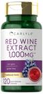 Suplemento Cápsulas de extrato de vinho tinto Carlyle 1000 mg 120 ct