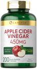 Suplemento Cápsulas de vinagre de maçã Carlyle 450 mg 200 comprimidos