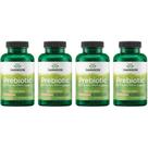 Suplemento Cápsulas Prebióticas Swanson 750 mg 120 cápsulas x4